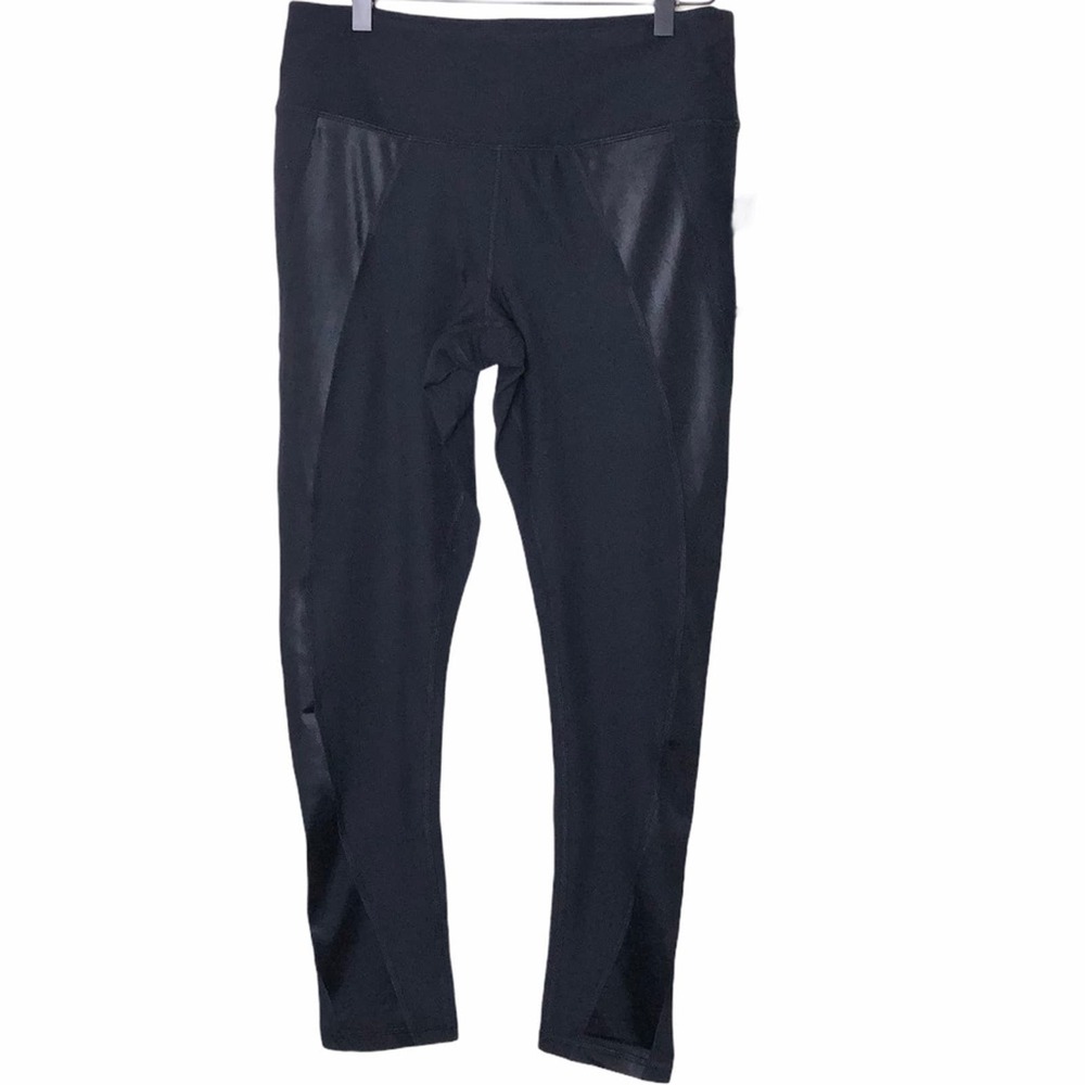 Central Park Sport Black Leggings Size Large